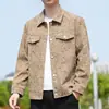 Chaqueta de Hombre 2025 Otoño e Invierno Nueva Moda Versátil Chaqueta de Gama Alta Chaqueta Casual Top
