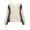 Ropa de Mujer de Comercio Exterior Transfronterizo 2025 Otoño Europeo y Americano Top de Punto de Manga Larga Estampado con Efecto Desvanecido para Mujer G826102