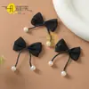 Accesorios para Joyería DIY Hechos a Mano Hilo de Color Puro Lazo Colgante Lazo de Doble Perla Accesorios para Ropa, Zapatos y Calcetines Accesorios Productos Semi-Terminados