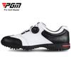Zapatos de golf PGM para hombre, zapatos de clavos móviles, impermeables de piel de vaca, cordones giratorios, suministro directo de fábrica