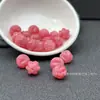 Calcedonia Rodolita Cuentas de Calabaza Piedra Rosa Cuentas de Melón Cuentas Sueltas Venta al por Mayor Pulsera DIY Collar Pendientes Pasador Borla