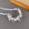 Super fada crianças cocar flor Mori estilo bonito Garland cocar flor desempenho bonito princesa coroa headband acessórios passarela