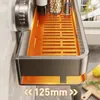 Prateleira de Armazenamento Tipo Sucção Potente para Cozinha com Gancho para Pendurar na Parede Doméstica Sem Furos para Armazenamento de Temperos e Condimentos