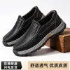 Sapatos casuais masculinos de couro slip-on mais vendidos no AliExpress, novos sapatos casuais de couro slip-on