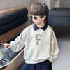 Polos y sudaderas de primavera y otoño para niños, nueva y elegante colección de otoño 2026 para niños y bebés, camisetas interiores de rayas
