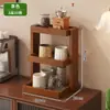 Estante de Almacenamiento de Escritorio Acrílico Multicapa Portavasos de Encimera Mesa de Comedor Barra Estante de Exhibición para Vasos de Agua Estante de Almacenamiento para Tazas de Café