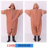 Macacão de borracha grosso de corpo inteiro para cavar raiz de lótus, roupas resistentes ao desgaste, abertura na barriga, garfo de couro, calças d'água, roupas de pesca