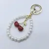 Llavero de Cereza de Moda Retro Europeo y Americano Más Vendido Transfronterizo con un Toque de Alta Gama, Accesorio Colgante de Fruta de Cereza para Bolsa