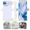 Nueva funda de microfibra para silla de playa, toalla reclinable, bolsa para toalla de playa, serie tie-dye con impresión digital 3D, una pieza
