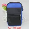 Bolsa de Cintura para Teléfono Móvil de 5.8 Pulgadas con Doble Cremallera, Monedero para Monedas y Llaves, Bolsa Colgante, Bolsa de Almacenamiento para Deportes al Aire Libre y Ocio, Hecha a Medida