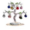 Árbol de Manzana de Cristal para el Hogar Fortuna Árbol de Gingko Pequeño Año Nuevo Boda Regalo Creativo Regalo de Navidad
