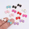 Pajarita Colorida Colgante Gota de Aceite Accesorios de Joyería de Aleación DIY Pulsera Llavero Pendientes Colgante Decorativo