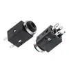Suministro de Enchufe para Auriculares Pj341 Conexión Directa Audio 3.5 Tres Pines Vertical Doble Canal