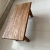 Mesa de Chá de Madeira de Ulmeiro Antiga, Mesa Baixa para Tatame, Mesa de Chá Estilo Japonês, Mesa Pequena de Madeira Maciça Natural, Mesa Pequena para Sacada, Mesa de Chá Pequena Doméstica