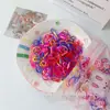 Gomas de Pelo de Goma Gruesas de Colores Coreanas Empacadas al por Mayor Alta Elasticidad No Daña el Cabello Bebé Desechables para Niños y Niñas