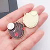 Accesorios de Aleación Esmaltada para Manualidades Colgante Ropa Deportiva Zapatos Bate de Béisbol Llavero Hecho a Mano Pendientes Colgante de Joyería
