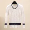 Suéter de Punto para Niños 2024 Primavera y Otoño Estilo Preppy Ropa de Punto para Niños Ropa Exterior para Niños Ropa de Punto de Algodón Estilo Familiar