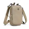 Bolsa para Teléfono de Nailon Ligero de Color Sólido con Múltiples Compartimentos, Cierre, Bolsa para Botella de Agua, Bolso Pequeño Versátil Casual Deportivo para Mujer, de Hombro Único, Cruzado