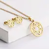 Colar de Aço Titânio para Mulheres para E-commerce Transfronteiriço, Corrente para Clavícula Estilo Ins de Nicho, Pingente Estilo Brinco Elegante, Comércio Exterior Sul-Americano e Africano