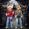Esqueletos Banjo Duelo Animados Engraçados Decoração de Halloween Esqueleto Banjo