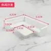 Modelos de muebles de interior, maqueta arquitectónica, materiales para maquetas de interior, tipos de casas, mesas de interior, sillas, camas, adornos pequeños, 1:escala 50