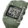 SYNOKE cuadrado retro deportivo moda estudiante electrónico reloj impermeable hombre multifuncional exterior luminoso