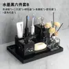 Juego de Lavabo para Baño Taza para Enjuague Bucal Familiar Taza para Cepillo de Dientes Patrón de Mármol para Pareja Suministros de Baño Simples de Lujo Ligero