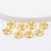 14K retenção de cor estilo Barroco contas espaçadoras irregulares junta ondulada colar pulseira acessórios para joias DIY feitos à mão