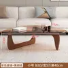 Mesa de centro de vidro para casas pequenas, moderna minimalista, luxo leve, mesa pequena minimalista, mesa de centro criativa moderna para sala de estar