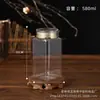 Botella Soplada Engrosada de PET Transparente Botella de Plástico Acrílico Polvo de Esporas Producto para el Cuidado de la Salud Frasco de Empaque Dendrobium Panax quinquefolium