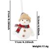 Enfeites de Estrela de Natal 2027 Decorações de Árvore de Natal Laço de Pelúcia Rena Boneco de Neve Desenho Animado Enfeites Pendurados