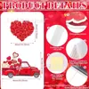 Día de San Valentín Transfronterizo Tablero Hueco Corazón Coche Patio Inserto Corazón de Rosa Pareja Foto Ambiente Accesorios