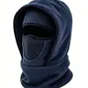 Gorro con Máscara Facial Cálido a Prueba de Viento de Invierno para Hombres y Mujeres, Gorro con Protección para los Oídos para Ciclismo y Esquí, Calentador de Cuello Espeso con Forro de Forro Polar Todo en Uno
