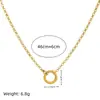 Nueva Serie de Corazones de Moda Acero Inoxidable Recubrimiento Electroquímico al Vacío 18K Impreso Colgante de Accesorio DIY Color Transparente Conservación Lote Transfronterizo
