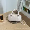 Bolsa Única com Textura para Mulheres, Novo Modelo 2026, Pequena Bolsa Quadrada com Padrão Trançado, Bolsa de Ombro e Transversal Estilo Vintage