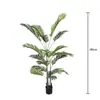 Planta Grande de Simulação Palmeira Areca Planta em Vaso Decoração de Sala de Estar Interna Samambaia Rabo de Peixe de Chão Planta Verde Falsa Ornamento Bonsai