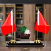 Escritório do Presidente Decoração de Alto Padrão Decoração de Mesa do Chefe Nova Chinesa Criativa Integridade Aperto de Mão Presente de Inauguração