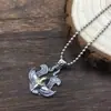 Novedades al por mayor Colgante de Águila en forma de U Personalidad Masculina Retro Plata de Ley Moda Collar para Hombre y Mujer Colgante para Pareja Estudiante
