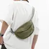Bolsa de Peito Masculina Marca Tendência Bloco de Cores Bolsa Transversal Esportiva Casual Bolsa Frontal de Peito Feminina Estudantes Bolsa para Celular Grande Capacidade Bolsa de Ombro Único