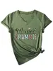 Talla Extra 100 kg Camiseta de Verano para Mujer, Corte Holgado, Cuello en V, Manga Corta, Top Elegante y Versátil