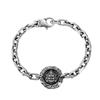 Xiangxu Huang Caishen Taijiao Pulseira Masculina Nova Personalidade Simples Ligada a Anel Retro Xiangyun Factory Outlet