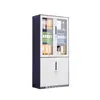 Archivero Metálico de Oficina de Acero con Cerradura Gabinete de Almacenamiento Gabinete de Cristal Gabinete de Archivo Gabinete para Documentos Gabinete para Comprobantes Financieros