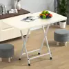 Mesa de comedor de patas altas, escritorio de cama económico de plástico, mesa cuadrada portátil para apartamento pequeño, mesa plegable, mesa de comedor nueva.