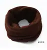 Serie de Lana para Todas las Estaciones de Colores Brillantes con Hilo Plateado, Calentador de Cuello Grueso de Doble Capa, Bufanda Suave y Cómoda para Protección del Cuello