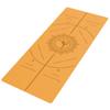 Tapete de Yoga antiderrapante resistente ao desgaste absorvente de choque em PU fosco e borracha natural para esportes, dança, fitness, tapete local para tiranos, atacado para casa