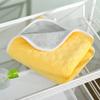 Toalha Facial de Jade, Dupla Face Espessa em Fleece de Coral, Absorvente, Macia, Não Solta Fiapos, para Lavar o Rosto, Uso Doméstico, Adequada para Homens e Mulheres, para Limpar Cabeça e Rosto