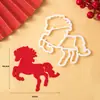 Decoração de Bolo Ornamentos Estilo Chinês para Sucesso no Ano Novo de 2026 e Sucesso em Tudo para Homens, Noivo, Marido, Pai Decoração de Aniversário Inserções