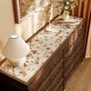 Tapete para aparador, mueble de mesa, zapatero, tapete antisuciedad, mueble de TV, tapete para encimera, tapete protector para escritorio de entrada, mantel impermeable y a prueba de aceite.