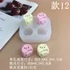 Biscoito Urso Sanduíche Porquinho Creme Narizinho Molde de Silicone DIY Molde para Bolo Fondant Chocolate