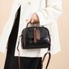Bolso Cuadrado Pequeño de Nicho Retro Transfronterizo Bolso de Mano Nuevo para Mujer Simple Casual Doble Capa Gran Capacidad Bolso de Hombro Único Cruzado
